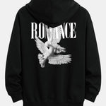 Romantic Doves Back Print Relax Fit Hoodie