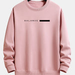 Balance Stripe Print Relax Fit Sweatshirt