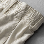 Straight Leg Linen Cotton Blend Pants