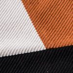 Color Block Stretch Corduroy T-Shirt