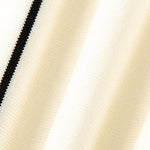 Striped Color Block Short Sleeve Sweater Polo