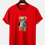 Mechanical Bear Print T-Shirt