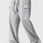 Relax Fit Long Sleeve 2 In 1 Waffle T-Shirt & Relax Fit Straight Leg Jersey Cargo Pants