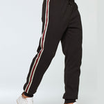 Teddy Lined Side Stripe Joggers