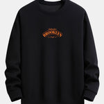 Brooklyn Slogan Print Relax Fit Sweatshirt