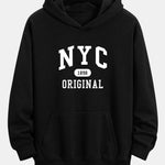 NYC Original Print Relax Fit Hoodie