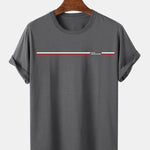 Paris Dream Maker Stripe Print T-Shirts