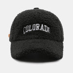 Colorado Embroidery Teddy Plush Baseball Cap