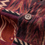 Floral Geometric Patchwork Print Cotton Shirt & Linen Cotton Blend Cropped Pants