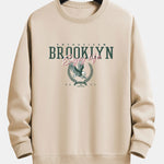 Brooklyn Eagle Print Relax Fit Sweatshirt