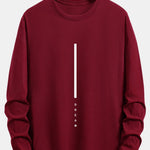 Long Sleeve Dream Stripe Print Cotton T-Shirt