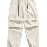 Elastic Waist Parachute Pants