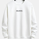 Believer Print Relax Fit Sweatshirt