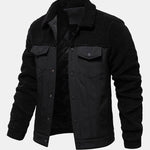 Quilted Lined Teddy Spliced Jacket