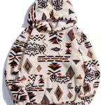 Aztec Print Teddy Hoodie & Jogging Pants