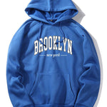 Brooklyn Letter Print Hoodie