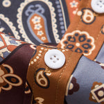 Paisley Patchwork Print Button Up Shirt