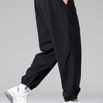 Corduroy Drawstring Jogging Pants