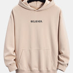 Believer Print Relax Fit Hoodie