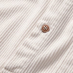 Long Sleeve Polo Neck Corduroy Shirt & Shorts