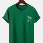 Palm Trees Print T-Shirt