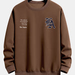 Los Angeles Slogan Print Relax Fit Sweatshirt