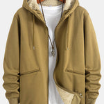 Teddy Lined Zip Up Hoodie