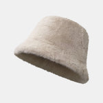 Winter Plush Warm Faux Fur Bucket Hat