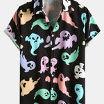 Funny Ghost Print Shirt