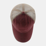 Washed Distressed Mesh Cotton Baseball Cap