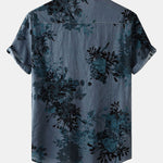 Ink Floral Print Shirt