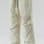 Elastic Waist Parachute Pants