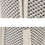 Teddy Lined Textured Hooded Sweater
