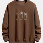 Cat Claws Print Relax Fit Sweatshirt