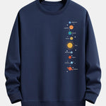 Planet Print Relax Fit Sweatshirt