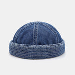 Vintage Denim Brimless Hat
