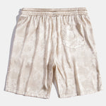 Paisley Print Satin Shirt & Shorts
