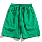 Patch Pocket Drawstring Shorts
