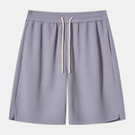 Loose Fit Drawstring Waffle Shorts