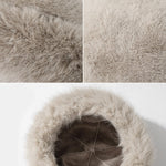 Warm Soft Plush Bucket Hat