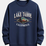 Lake Tahoe Print Relax Fit Sweatshirt