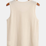 3 Pieces Waffle Knit Tank Top