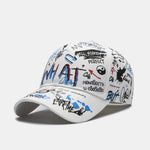 Hip Hop Graffiti Slogan Pattern Baseball Cap