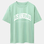 Los Angeles Letter Print Oversize T-Shirt