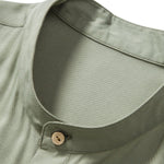 Viscose Stand Collar Shirt