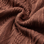 Knitted Geometric Jacquard Polo