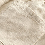 Linen Cotton Blend Cropped Pants