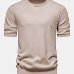 Knitted Crew Neck T-shirt