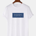 Slogan Leaf Print T-Shirt