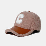 Letter C Plush Baseball Cap